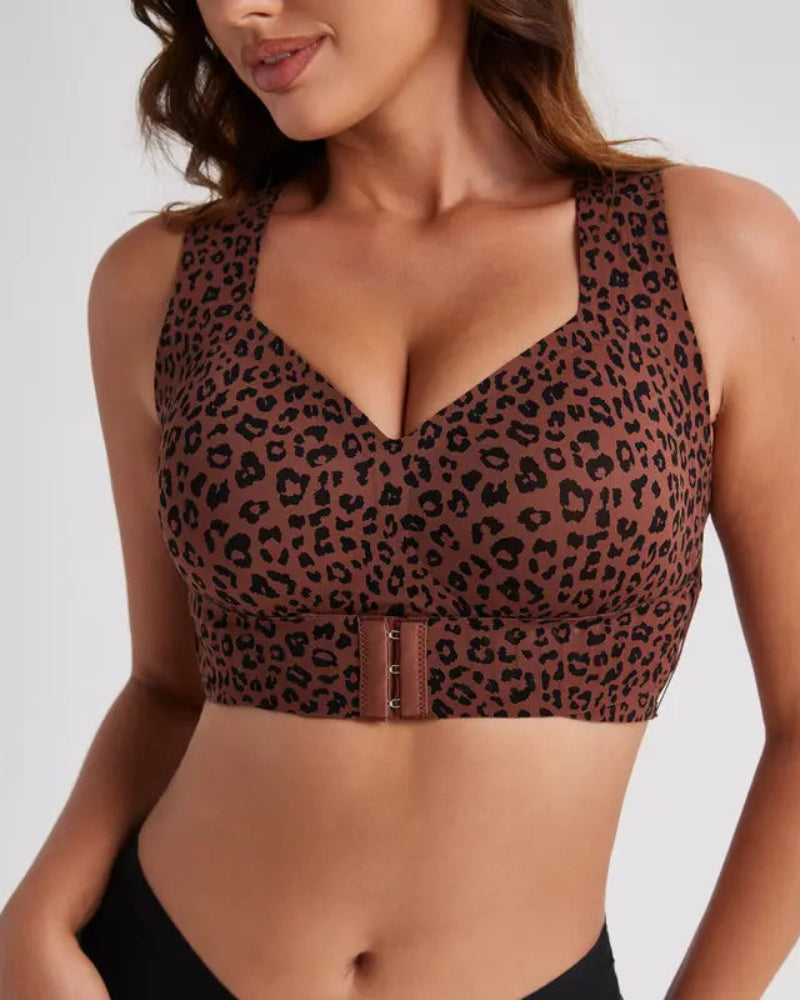 Vnproo®🌼💖Soutien-Gorge De Posture Sans Armatures À Fermeture Avant Et Dos Croisé
