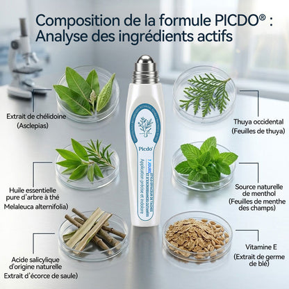 Boutique officielle de la marque 𝐏i𝐜𝐝o® 🍈💖7 Jours Effaceur de taches et d’excroissances cutanées(Zéro douleur, zéro cicatrice – Roller)