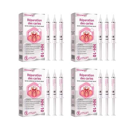 Glimmerly® 🍁💖DenPerm🎉— Gel Réparateur de l’Émail Naturel pour Caries, Dents Sensibles & Émail Fragilisé
