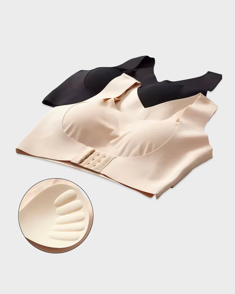 Vnproo®🌼💖Soutien-Gorge De Posture Sans Armatures À Fermeture Avant Et Dos Croisé