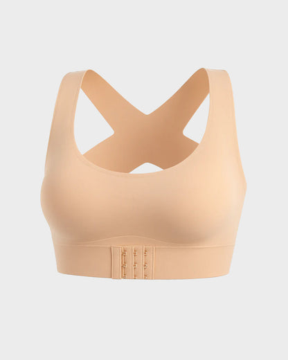 Vnproo®🌼💖Soutien-Gorge De Posture Sans Armatures À Fermeture Avant Et Dos Croisé