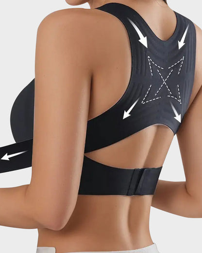 Vnproo®🌼💖Soutien-Gorge De Posture Sans Armatures À Fermeture Avant Et Dos Croisé