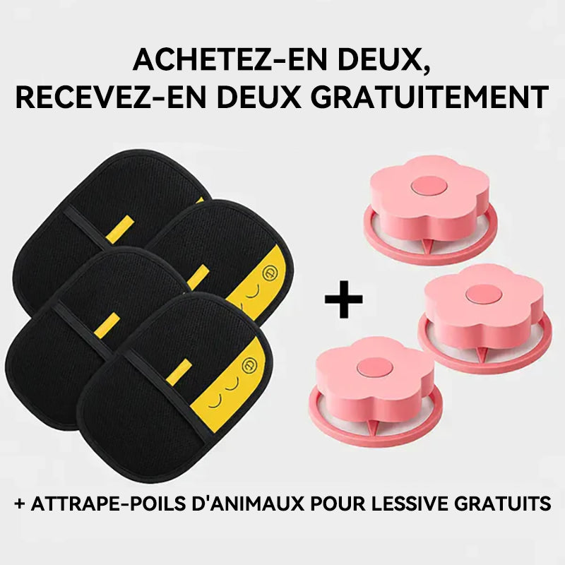 Acheter 2 Recevez-en 2 GRATUITEMENT（4 gants）+ Lot de 3 filtres à cheveux pour la machine à laver (offert)